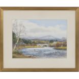 Robert Egginton (b. 1943), The old Spey bridge, Grantown, watercolour, signed, titled verso, 25.