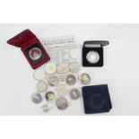 Fifteen Canadian commemorative silver dollars; also a Bailiwick of Jersey 2009 Henry VIII