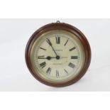 Pulsynetic electric dial wall clock, by Gent & Co., Leicester, 8 1/2'' dial with Roman numerals,