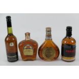 Johnnie Walker Swing Scotch whisky, 40% by vol; also Seagrams' Crown Royal Deluxe Canadian whisky,