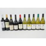 Mixed white and red wines comprising: Wine Society's Exhibition Chablis Premier Cru, 2015,