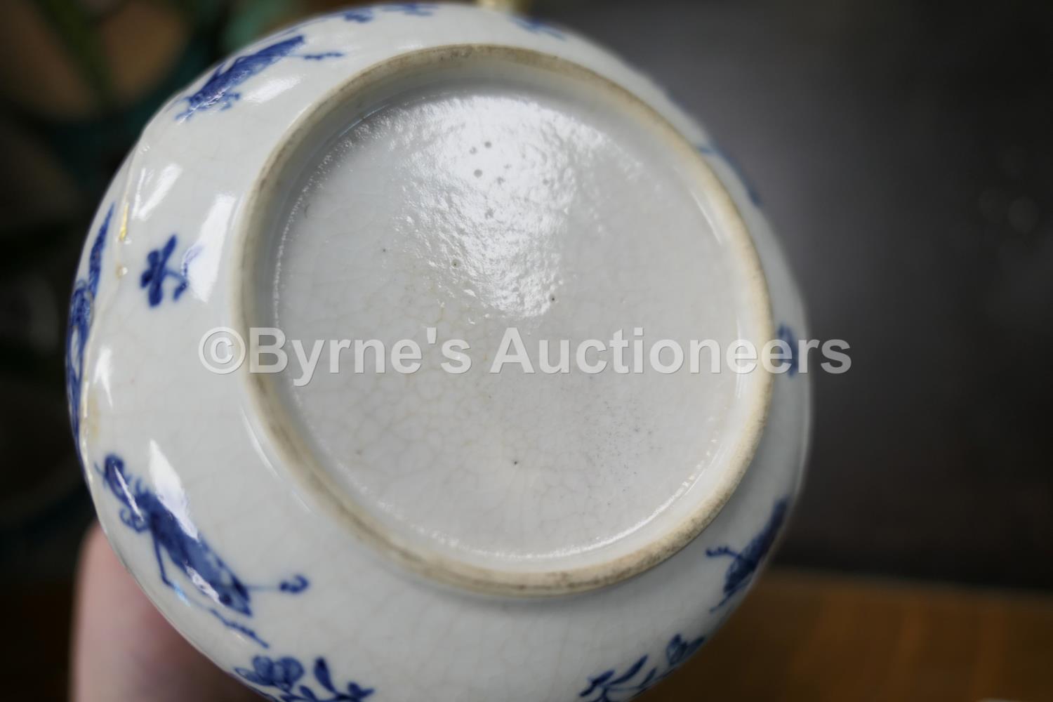 Chinese blue and white teapot and cover, early 19th Century (with damages), height 16.5cm; also a - Image 5 of 17