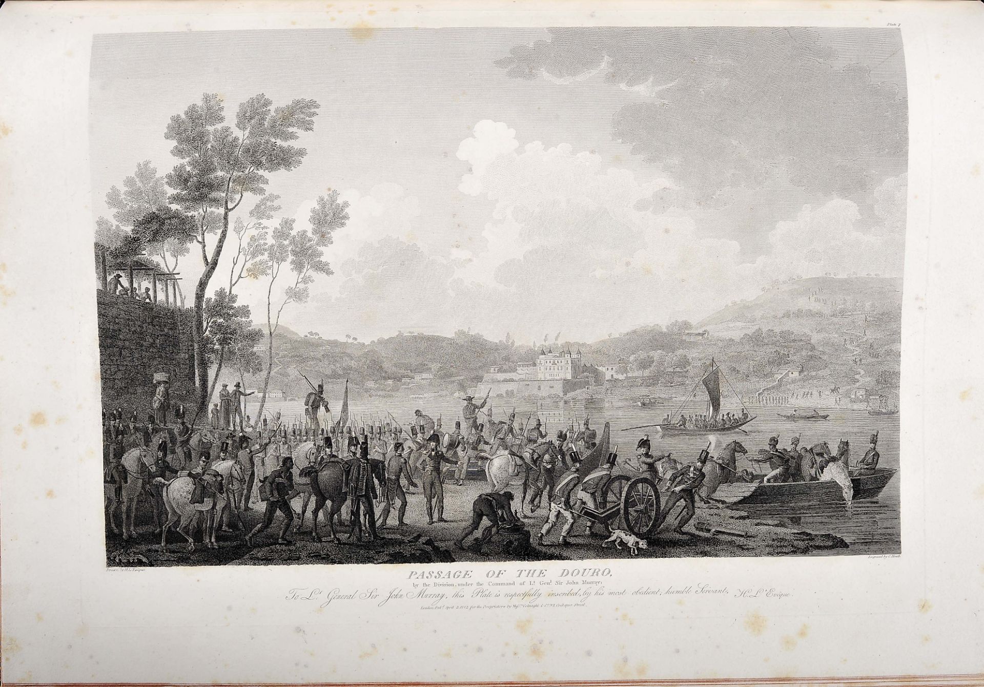 [L'EVEQUE, Henry].- Campaigns of the British Army in Portugal, under the command of General The Earl - Image 5 of 6