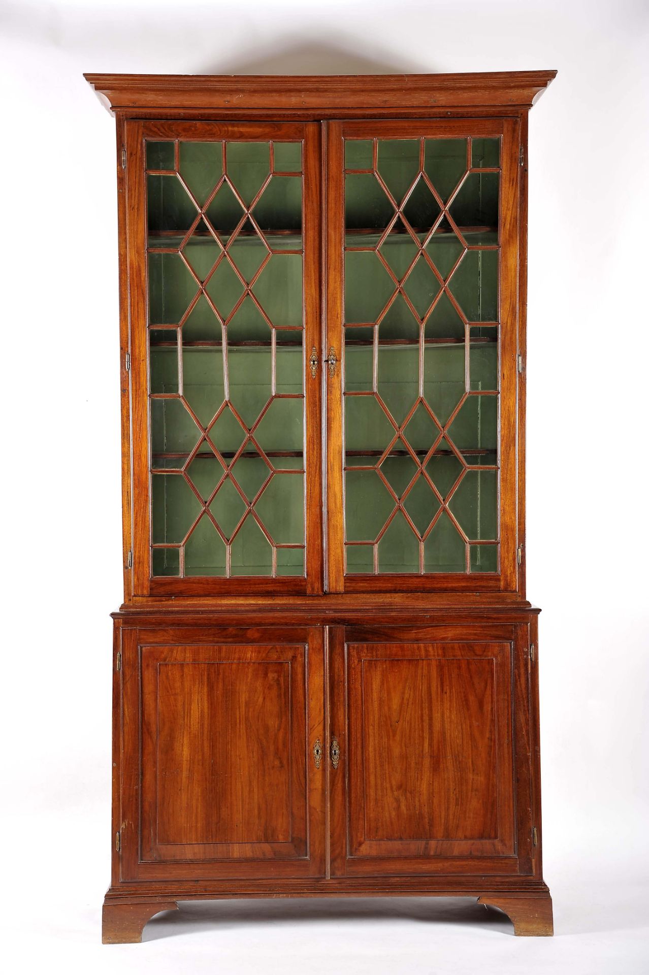 A bookcase cabinet