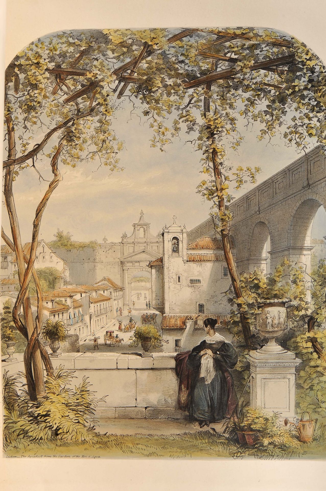 VIVIAN, George.- Scenery of Portugal & Spain / on stone by L. Haghe.- London: P. & D. Colnaghi,; Ack - Bild 4 aus 5