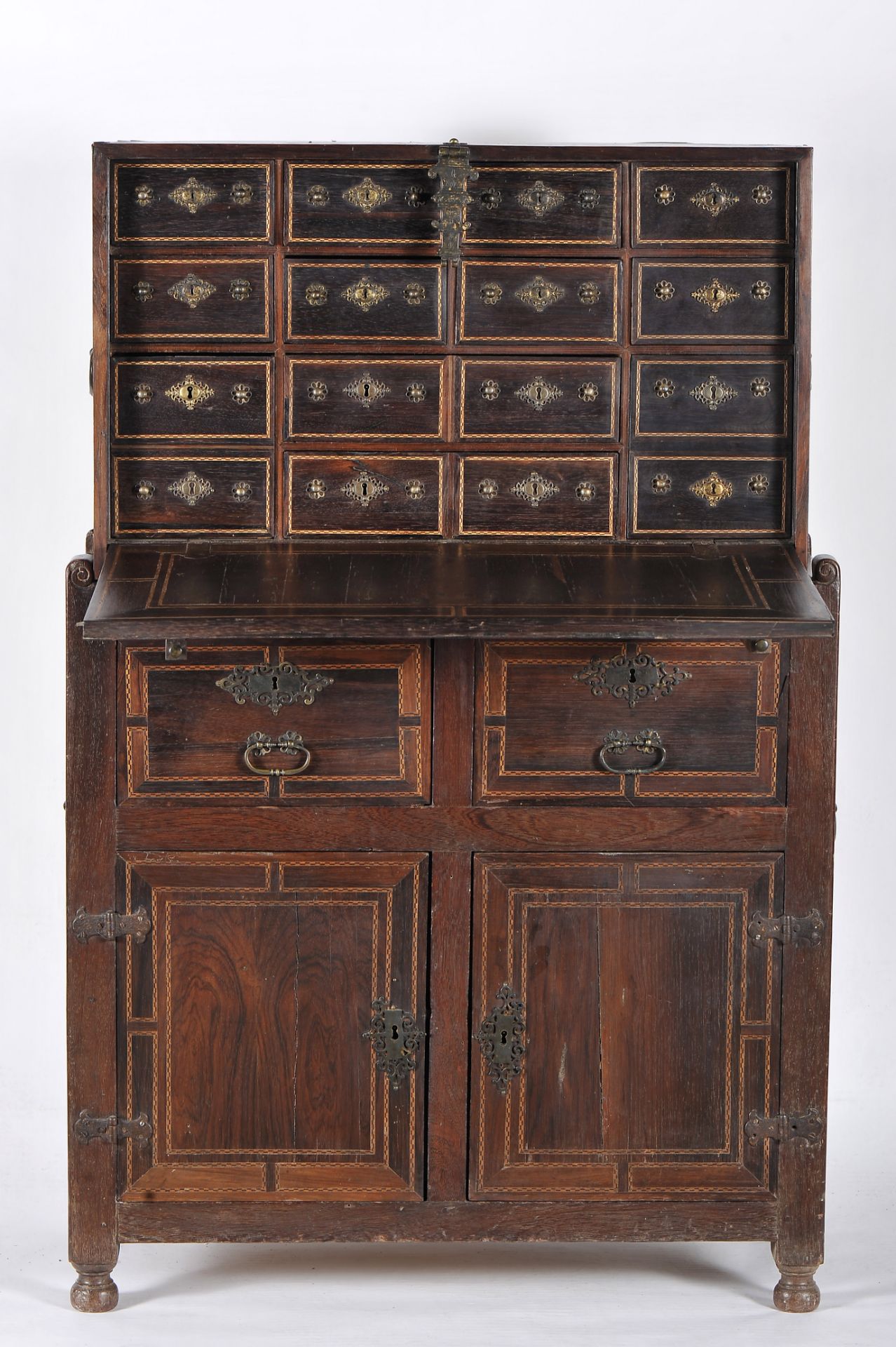 A cabinet/bureau with stand - Image 3 of 4