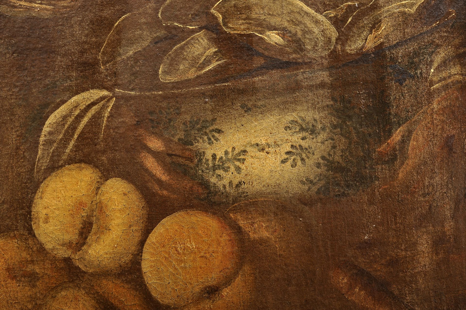 A still-life - Female Figure, Cat, Fish, Oysters and Fruits - Bild 6 aus 6