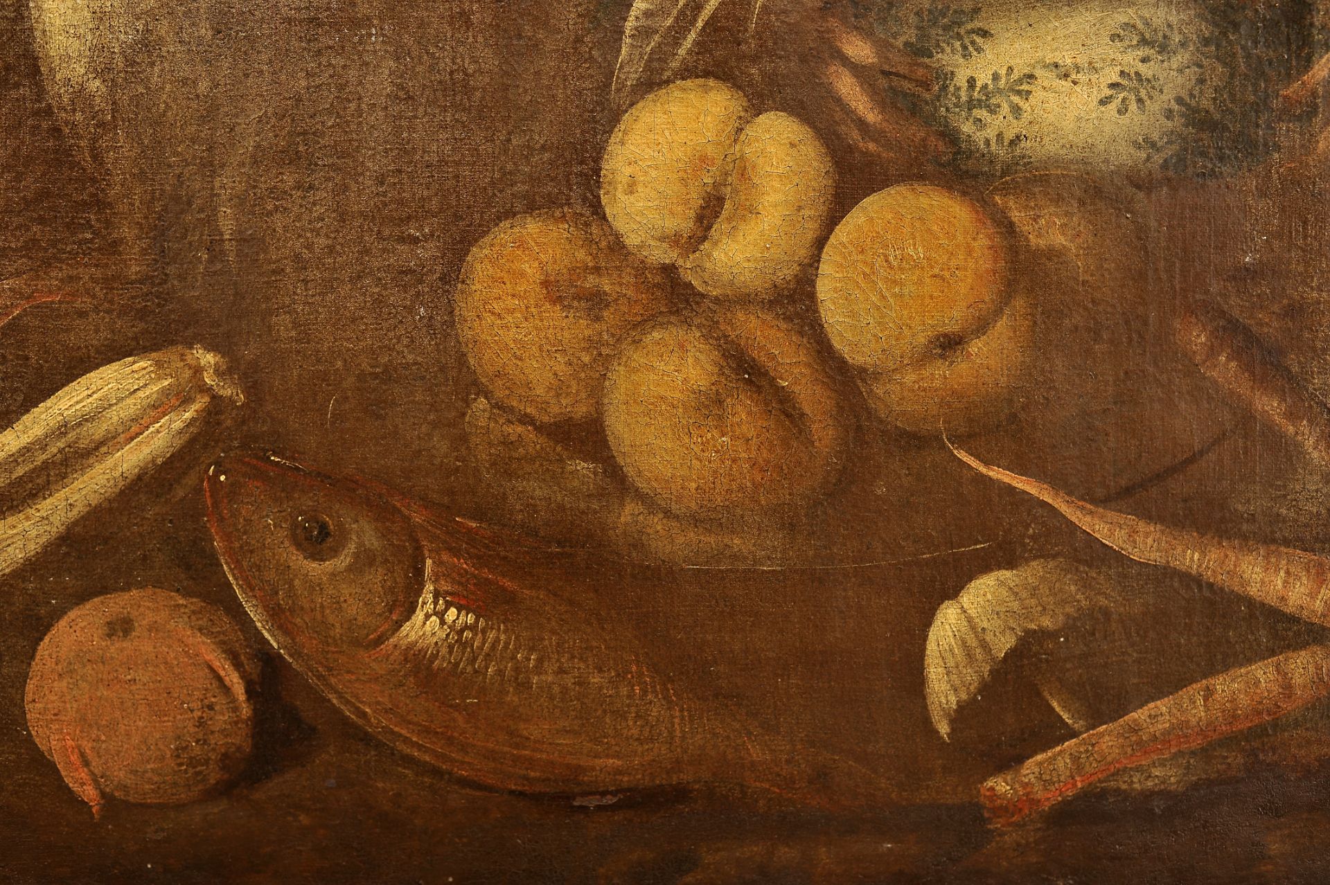 A still-life - Female Figure, Cat, Fish, Oysters and Fruits - Bild 5 aus 6