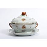 A Scalloped Tureen with Stand