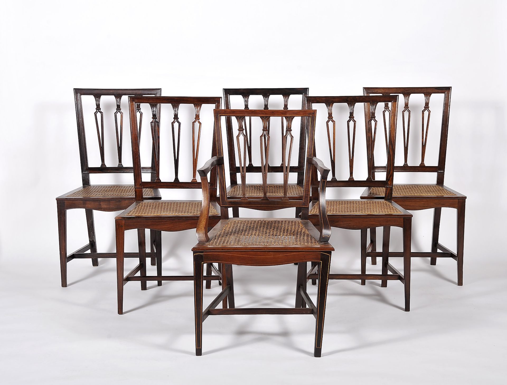 A set of twelve chairs including two armchairs - Image 2 of 3