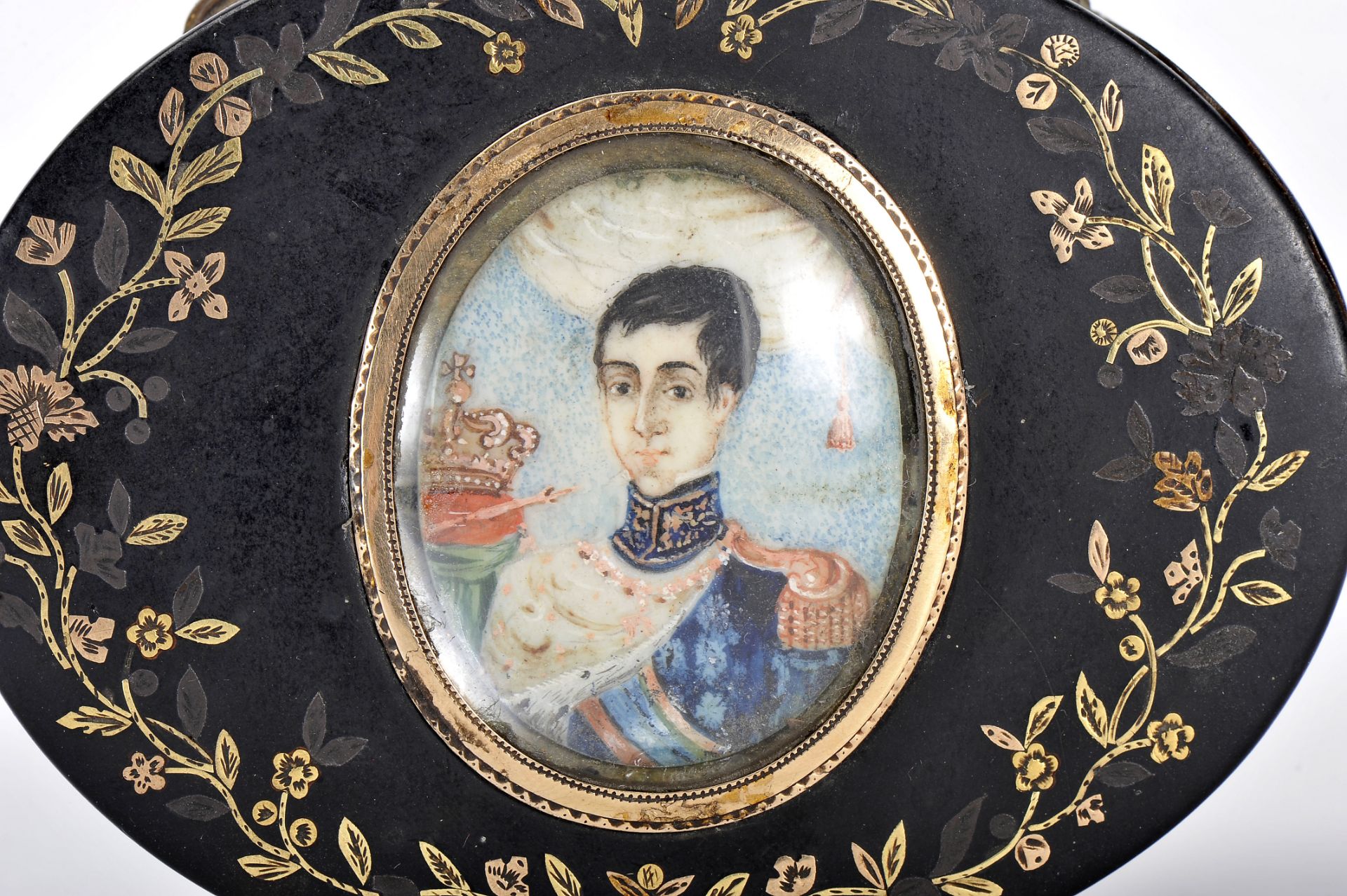 Snuff box with miniature of King D. Miguel I of Portugal