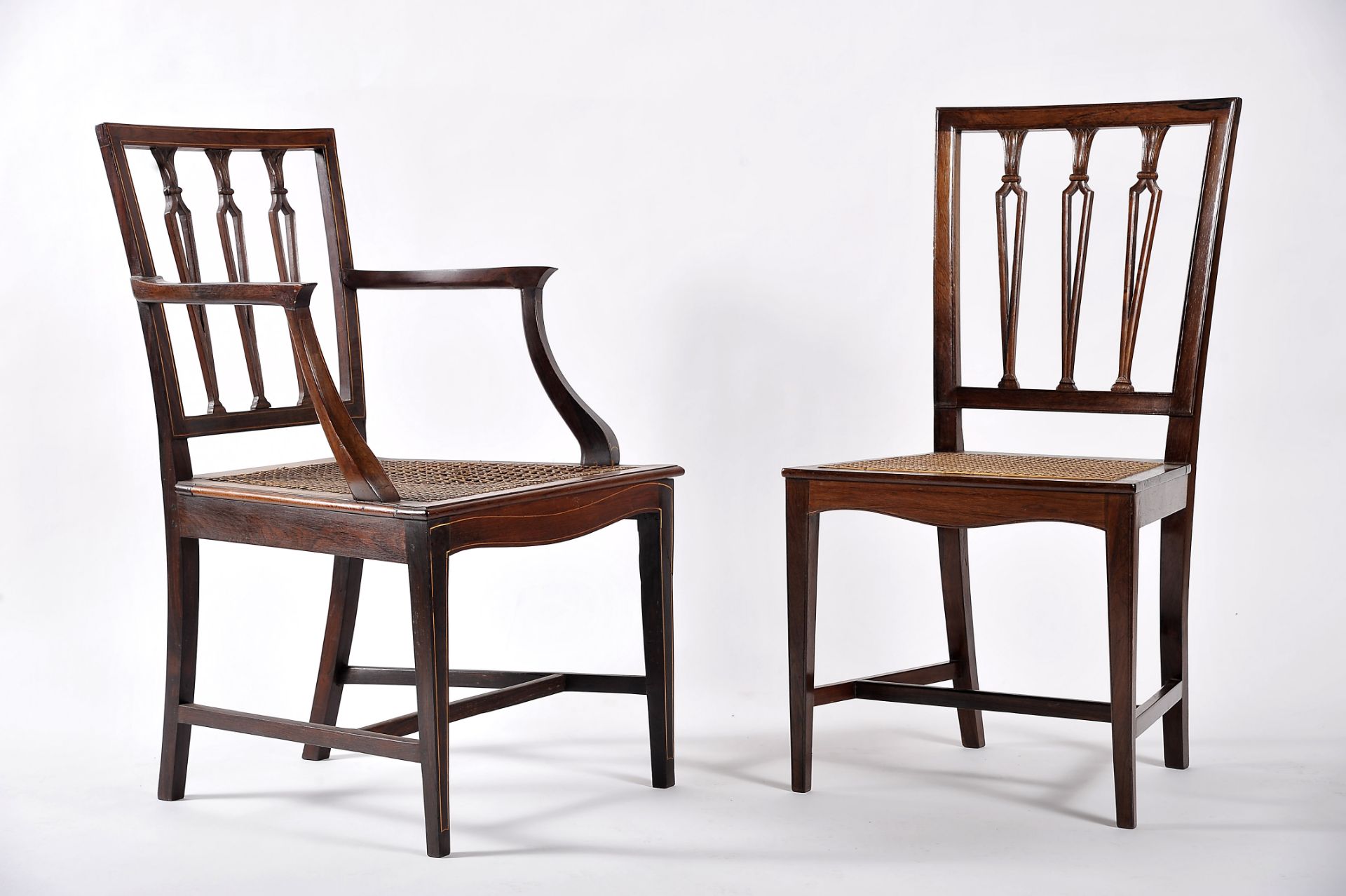 A set of twelve chairs including two armchairs - Image 3 of 3