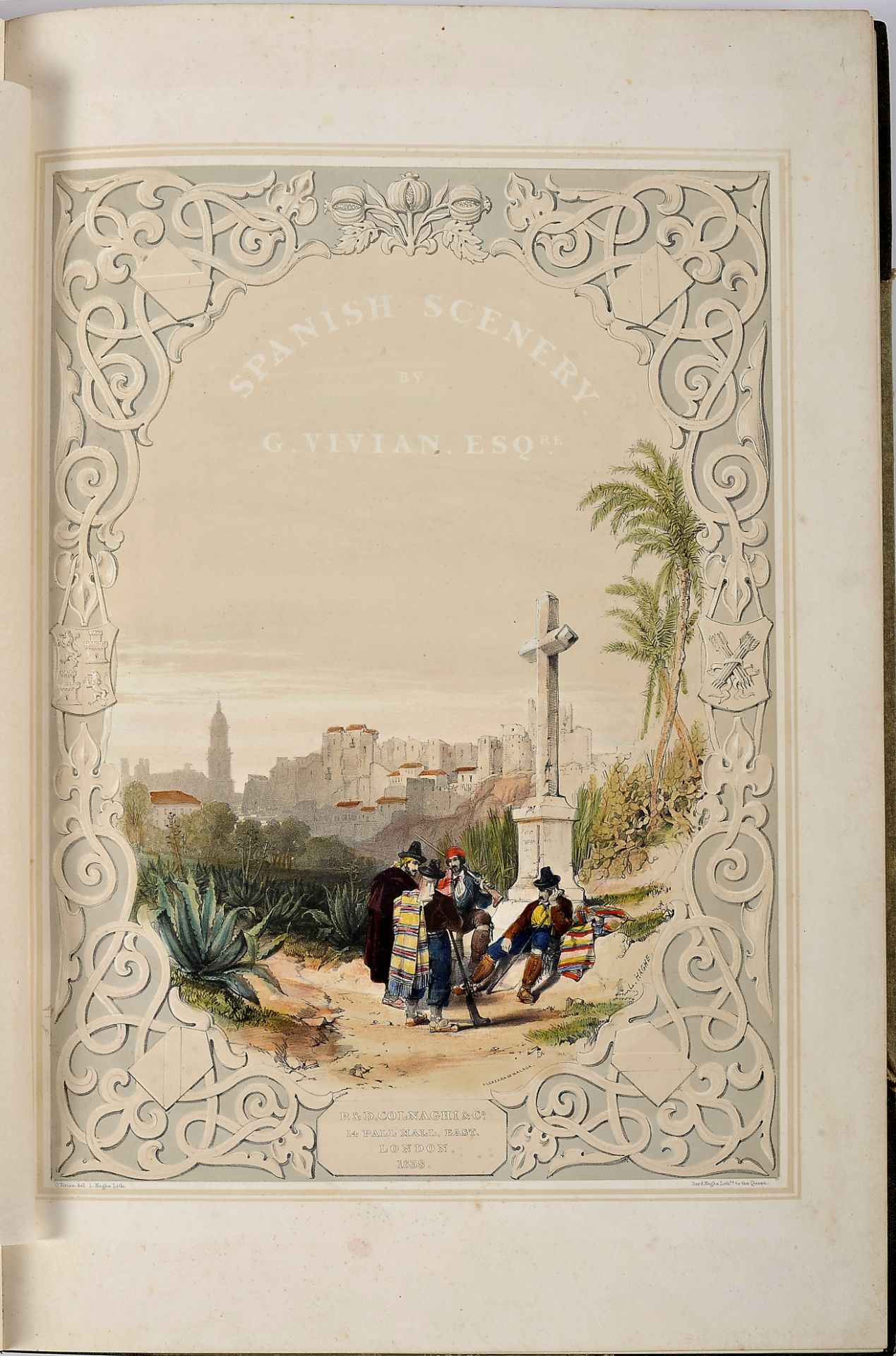 VIVIAN, George.- Spanish scenery.- London: P. & D. Colnaghi, 1838.- [2] p.: XXIX litografias color.;