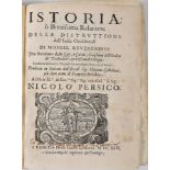 LAS CASAS, D. Frei Bartholomé de, O.P.- ISTORIA | ò Breuissima Relatione | DELLA DISTRVTTIONE | dell