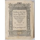 EUSÉBIO DE CESAREIA.- Hystoria dela Igle | sia que llaman Eccle | siastica y Tripartita. | Abreuiada
