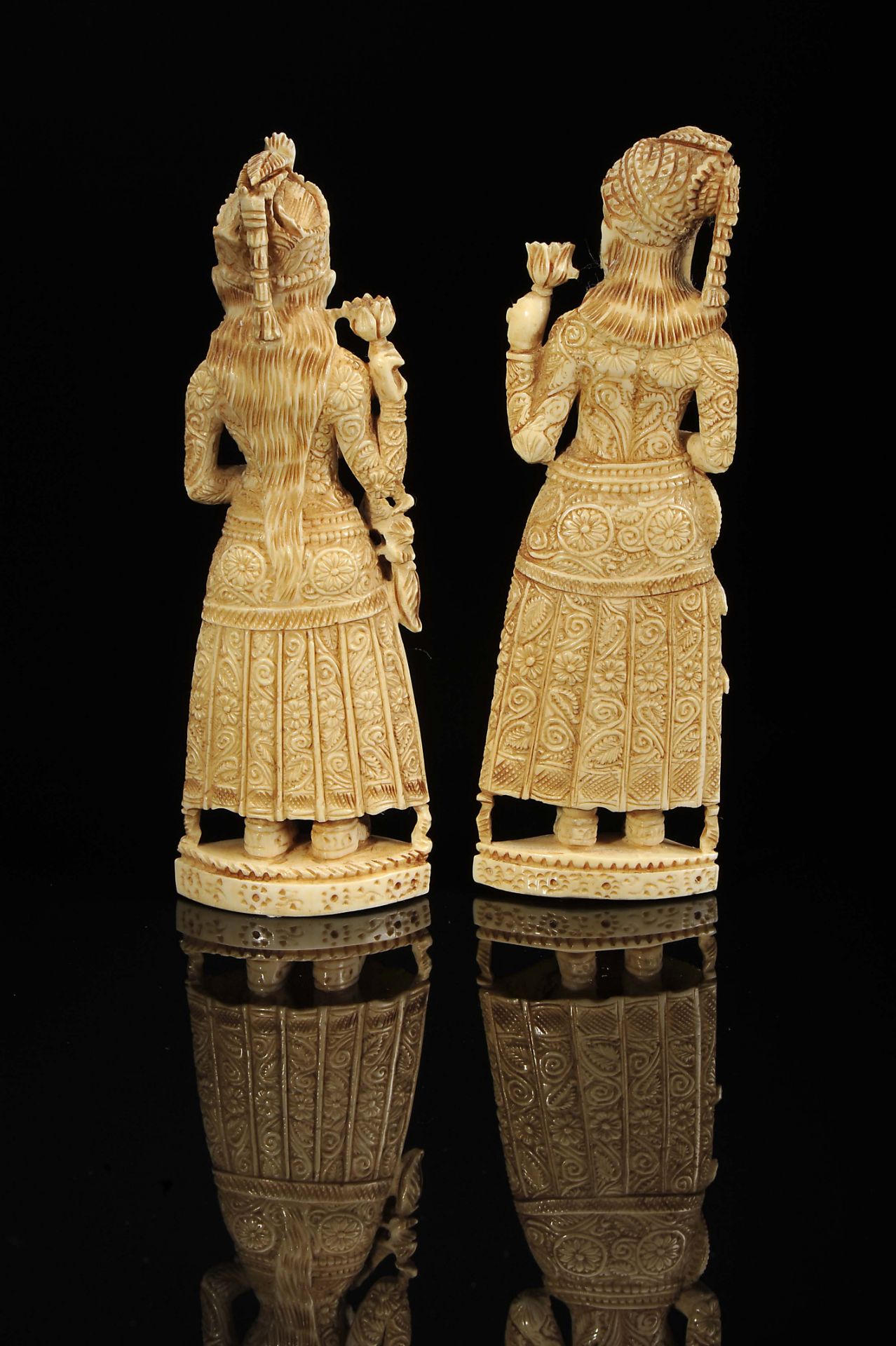 Chess Pieces Mughal Emperor and Empress - Image 2 of 4