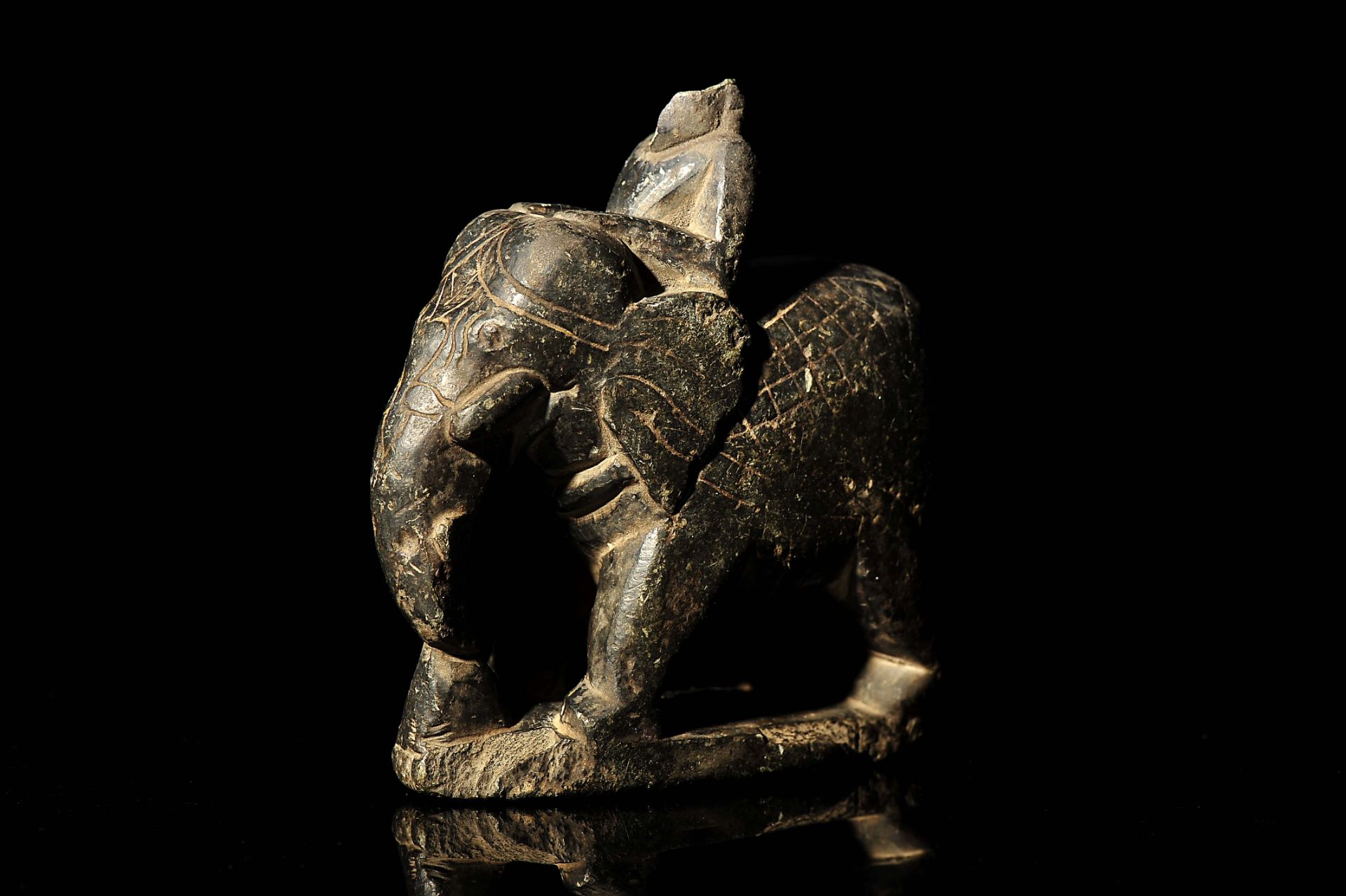 Chess Piece "Figure on Elephant" - Image 4 of 4