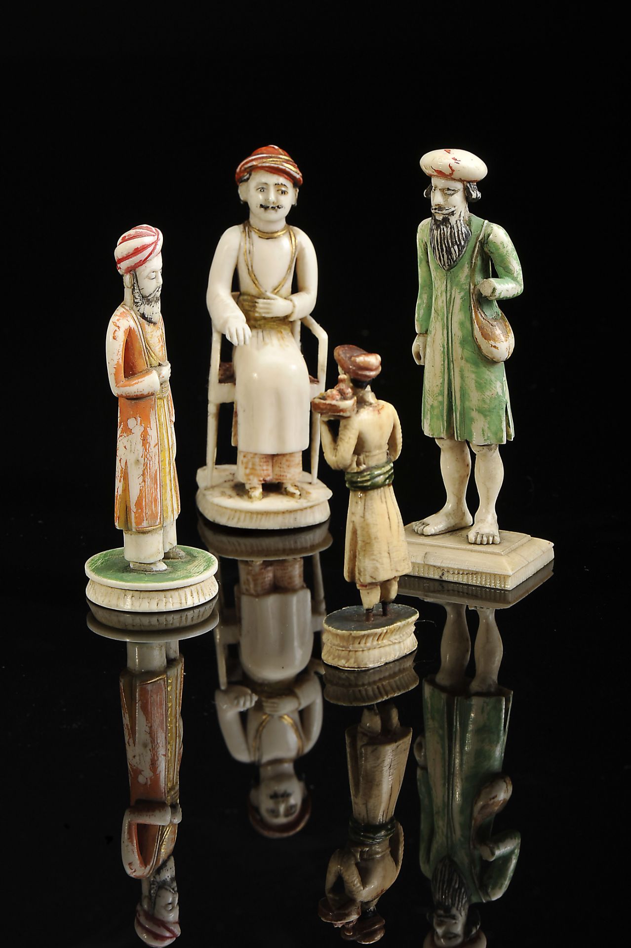 Twelve Assorted Chess Pieces, "Indian Society and its traditions" - Image 2 of 4