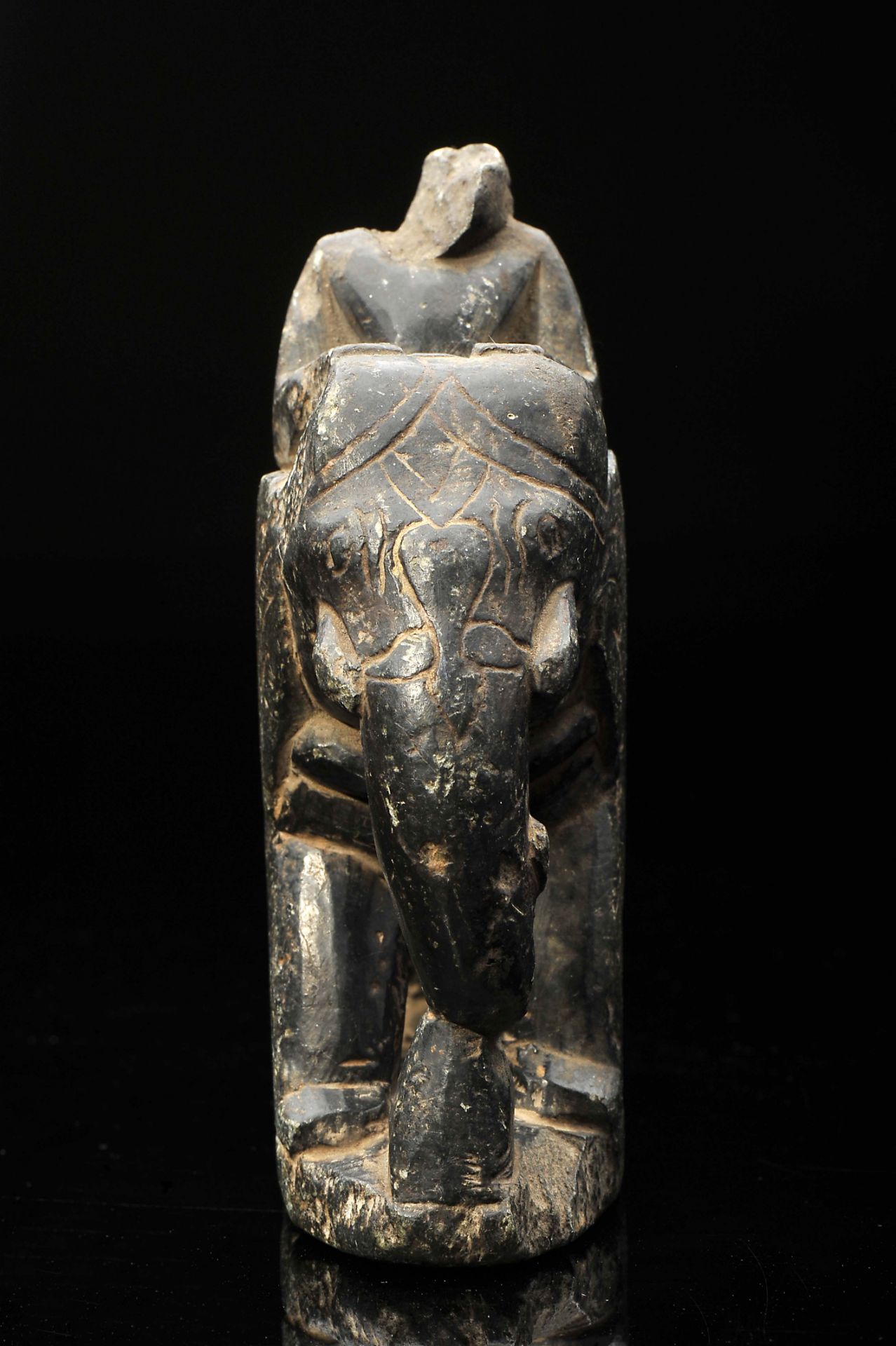 Chess Piece "Figure on Elephant" - Image 2 of 4