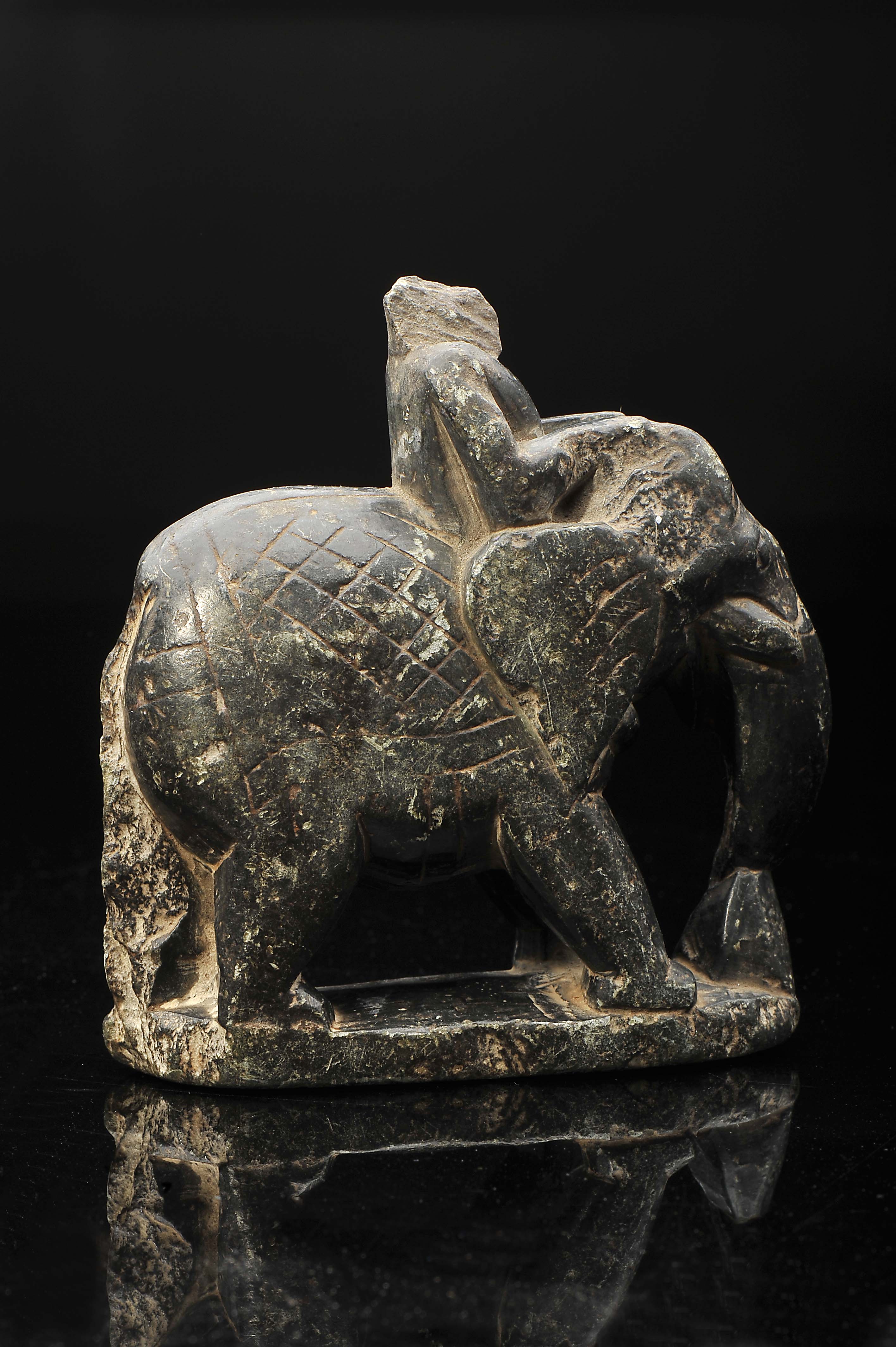 Chess Piece "Figure on Elephant" - Image 3 of 4