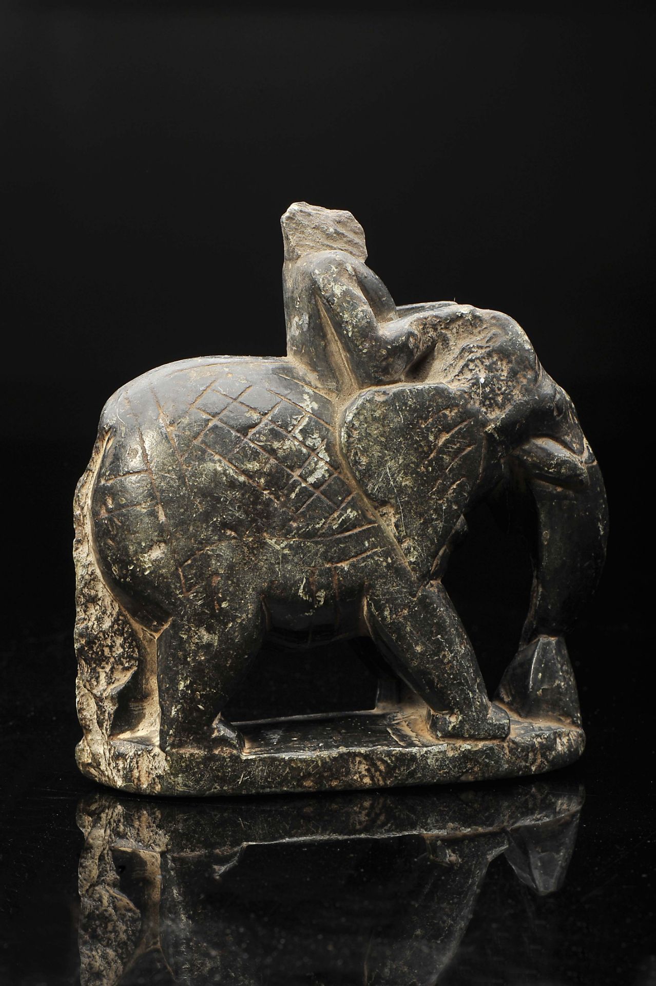 Chess Piece "Figure on Elephant" - Image 3 of 4