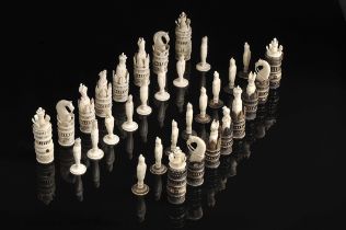 "Spanish Pulpit" chess pieces