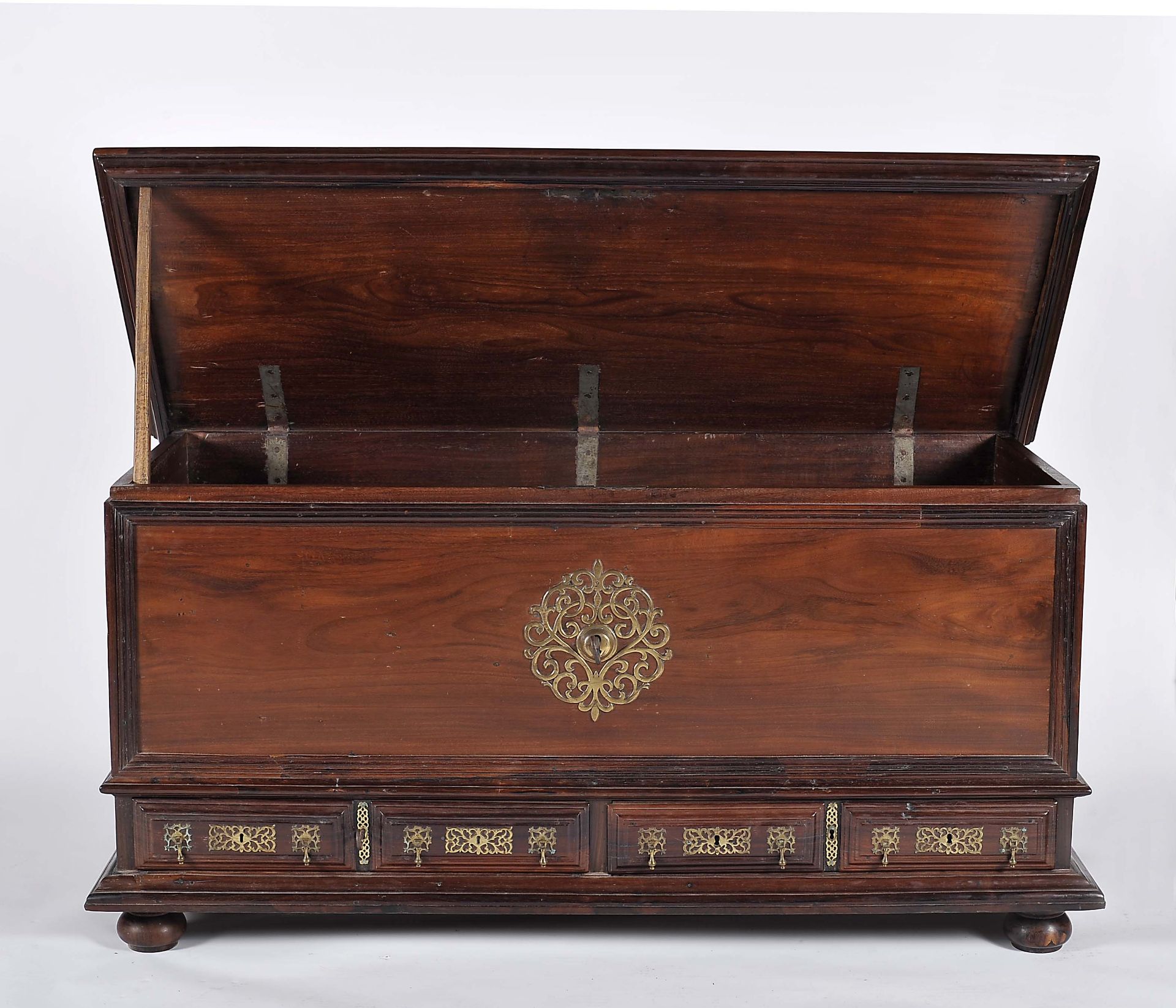 Large chest with two drawers - Image 2 of 2