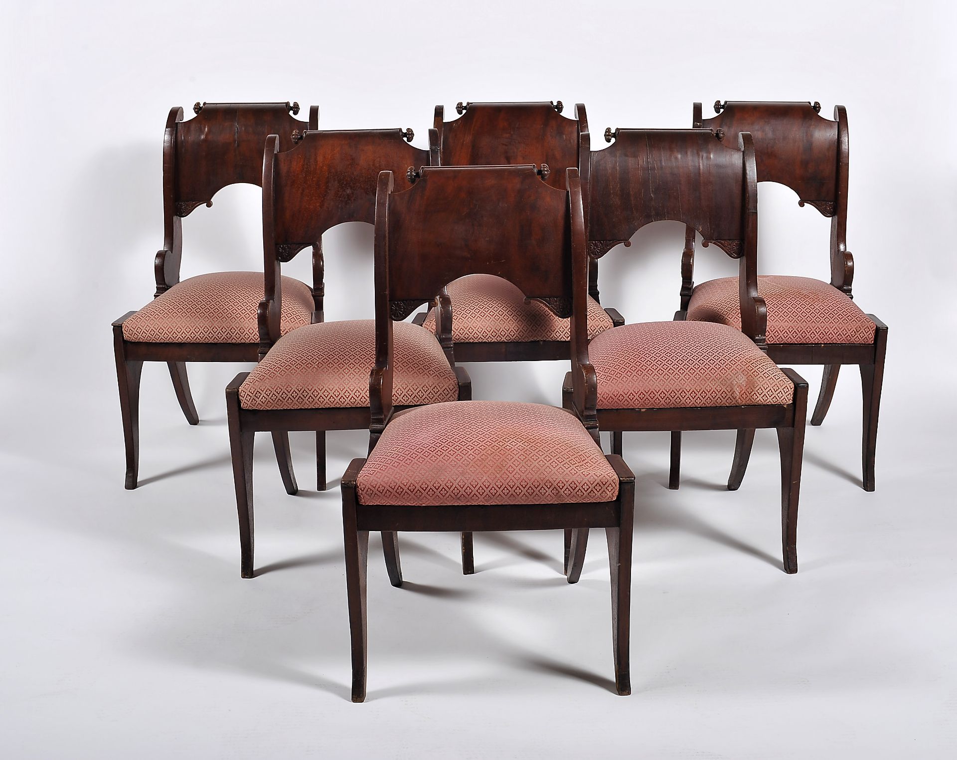 A set of six chairs