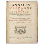 ALVAREZ DE COLMENAR, Don Juan.- Annales d&#39;Espagne et de Portugal, contenant tout ce qui s&#39;es