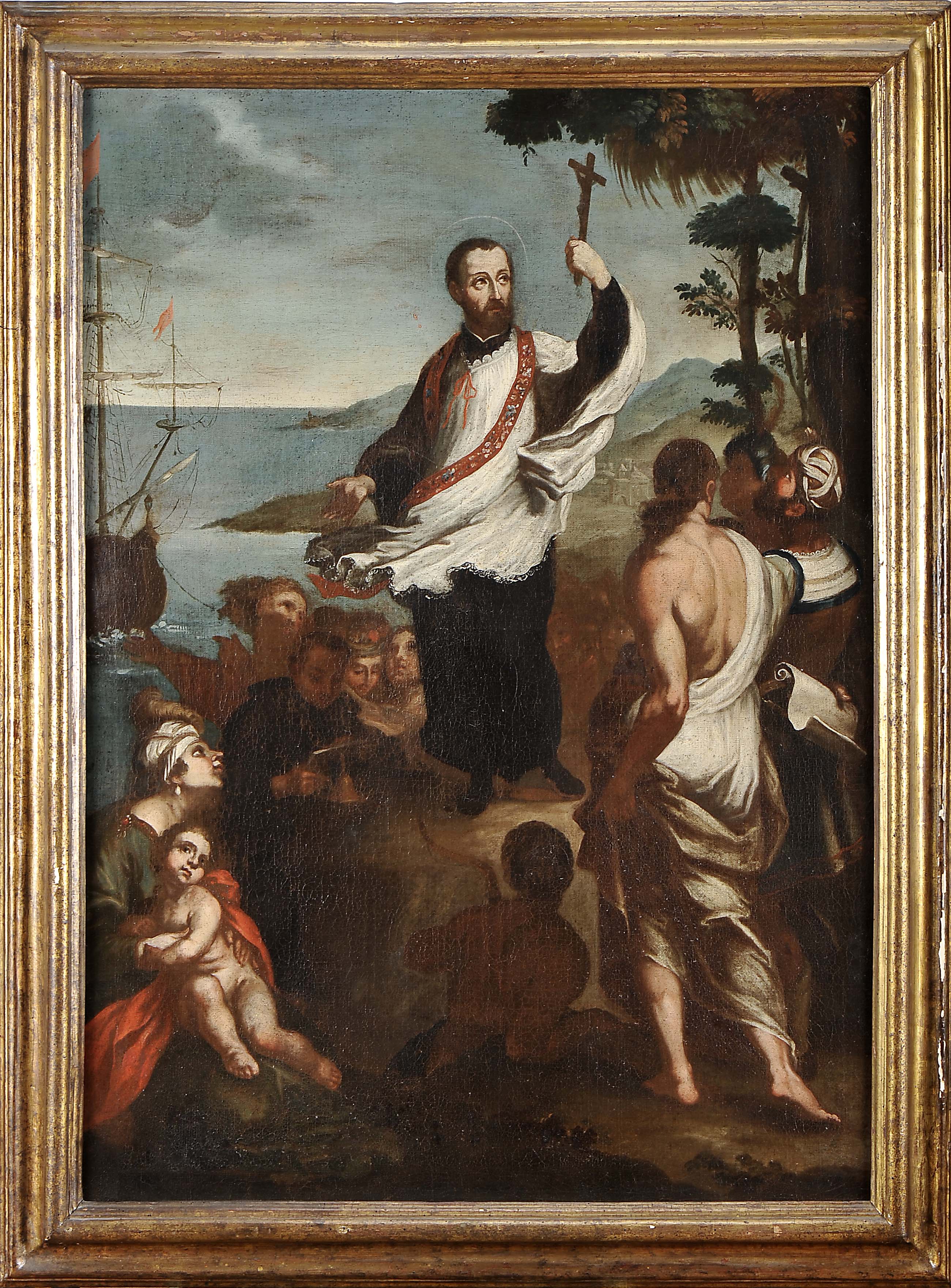 Saint Francis Xavier preaching
