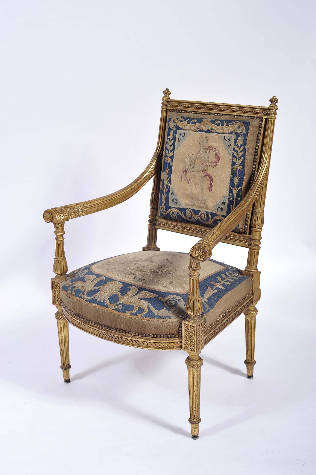 A Set of Settee and Eight Fauteuils "Á la reine" - Image 2 of 5
