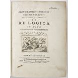 VERNEY, Pe. Luís António, O.F.M. Cap.- [...] De re logica ad usum lusitanorum adolescentium libri qu