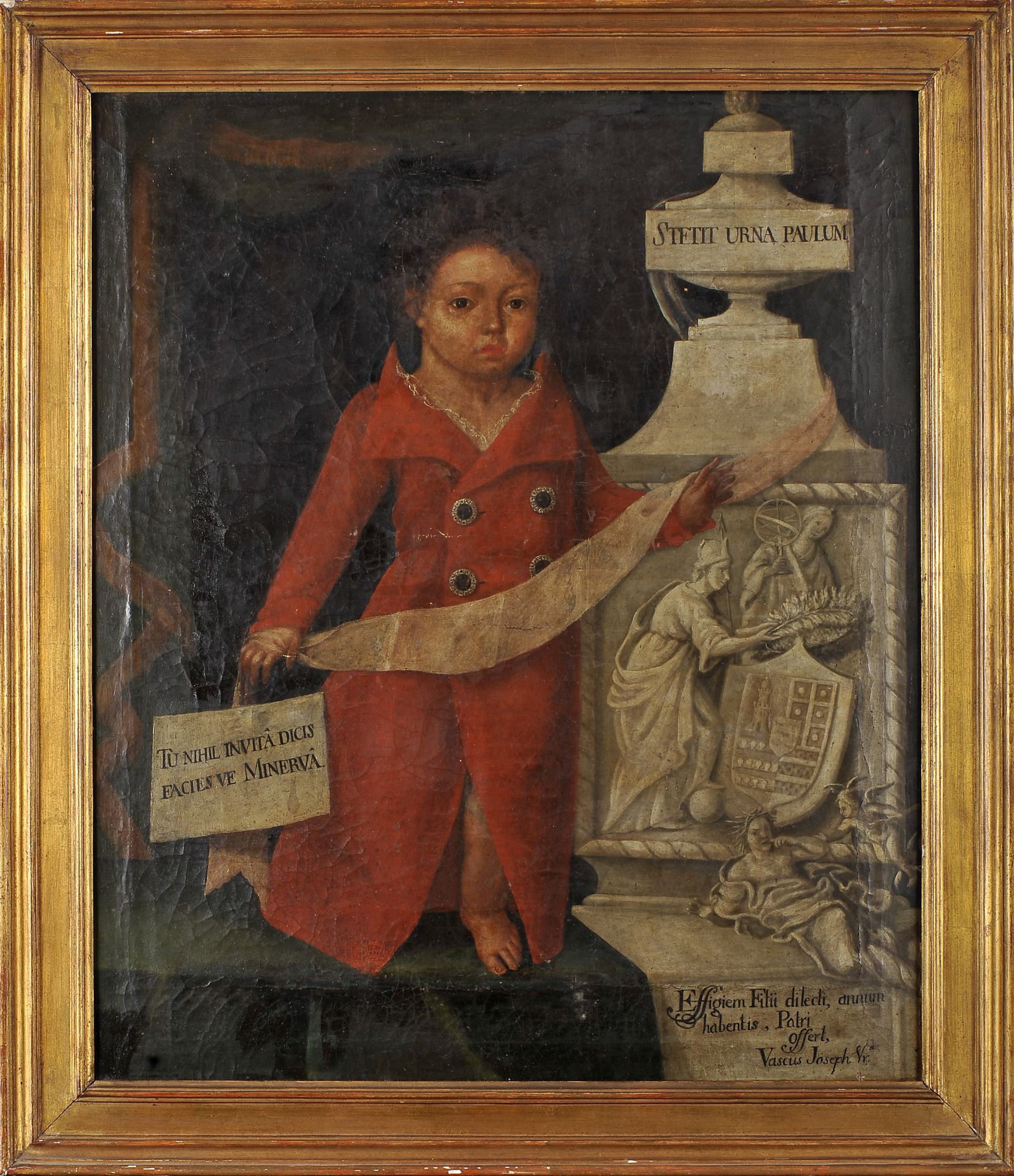 Portrait of a child - son of Martim Lopes Lobo de Saldanha (c. 1730-1788), 2nd captain-general of th