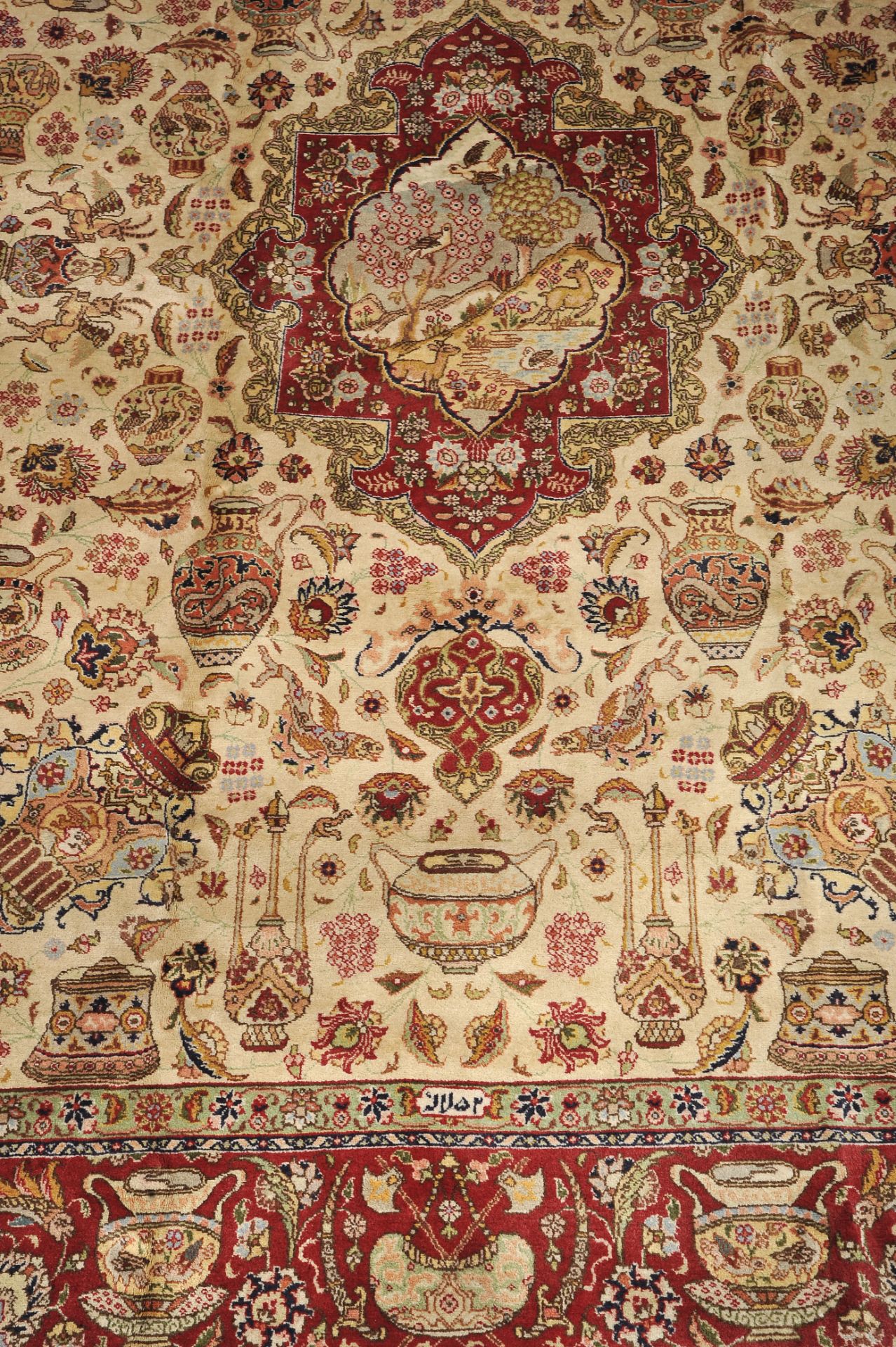 A Tabriz carpet - Image 2 of 4