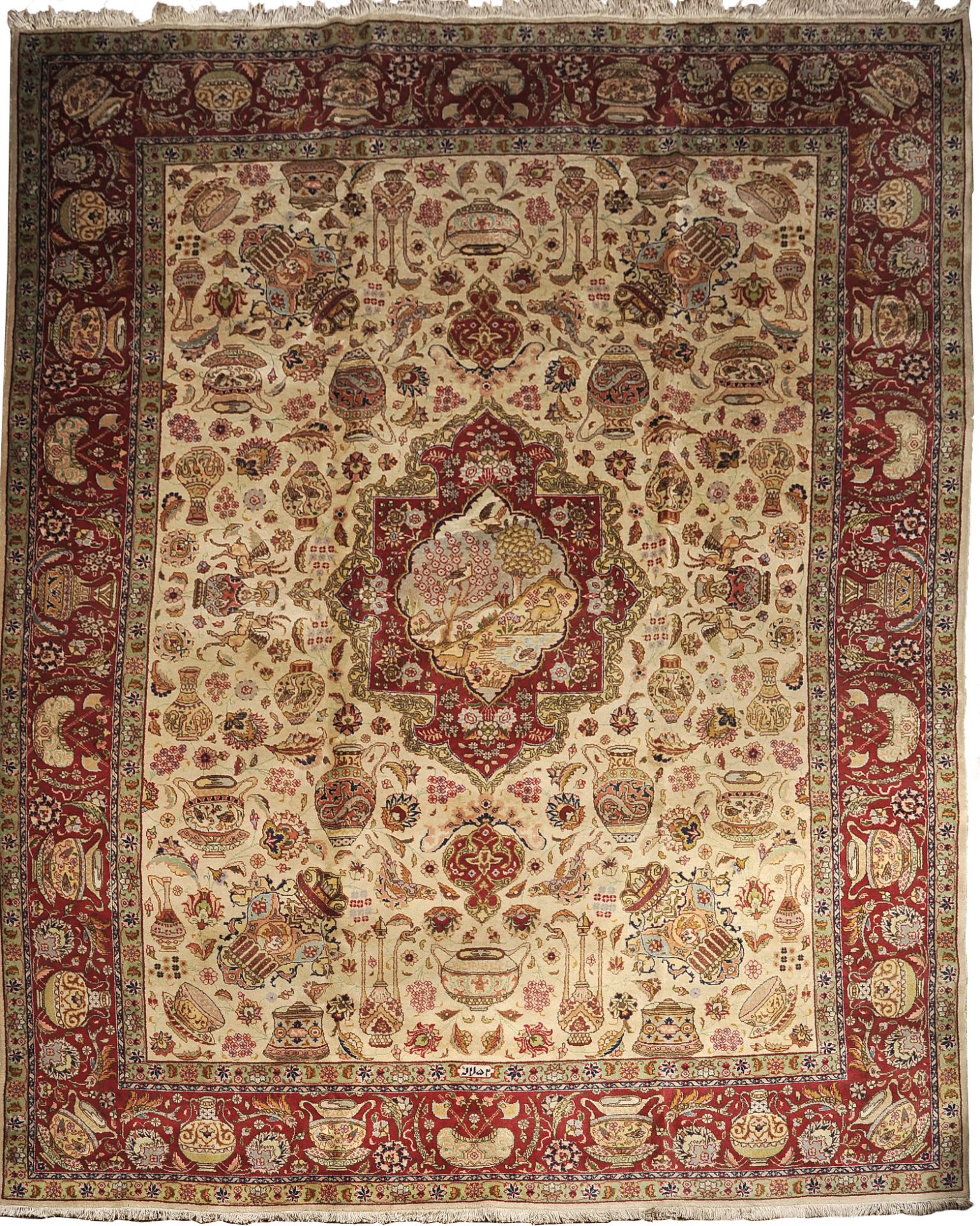 A Tabriz carpet