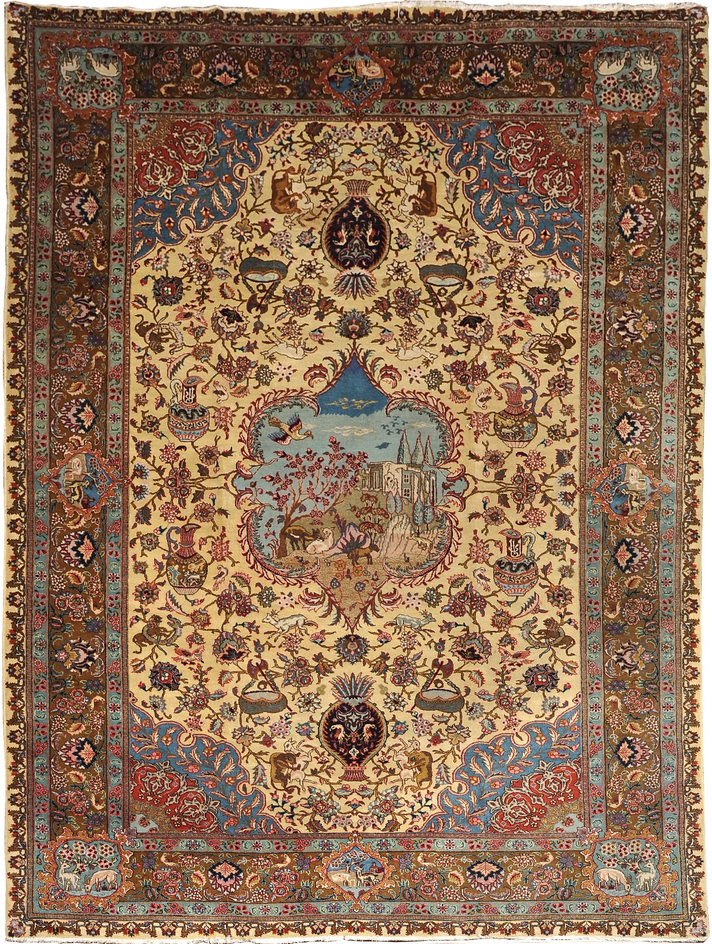 A Tabriz carpet