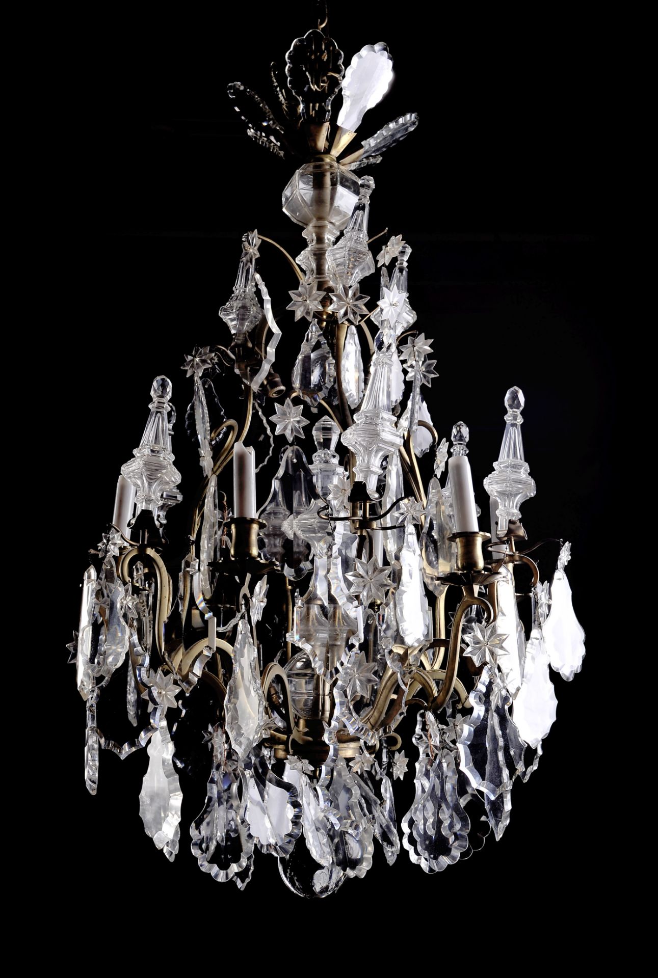 A twelve-light chandelier (six of which are interior) - Image 3 of 3