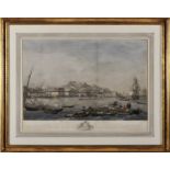 ENGRAVINGS.- LISBOA.- Vue du Port de Lisbonne.- A Paris: Chez Noel, s.d. [circa 1780].- 1 copperplat