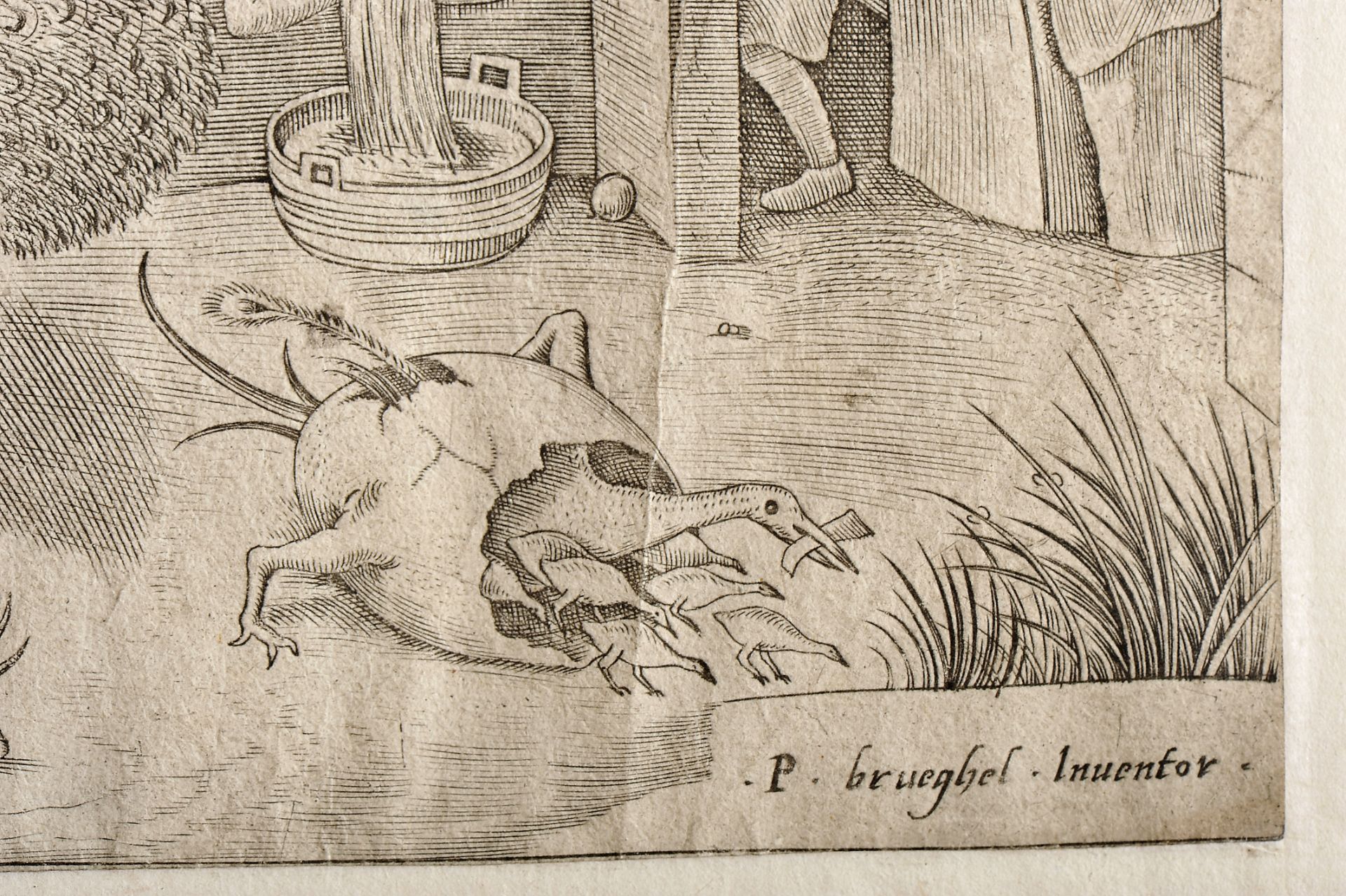 ENGRAVING.- PIETER BRUEGHEL, THE OLD. - Bild 3 aus 4