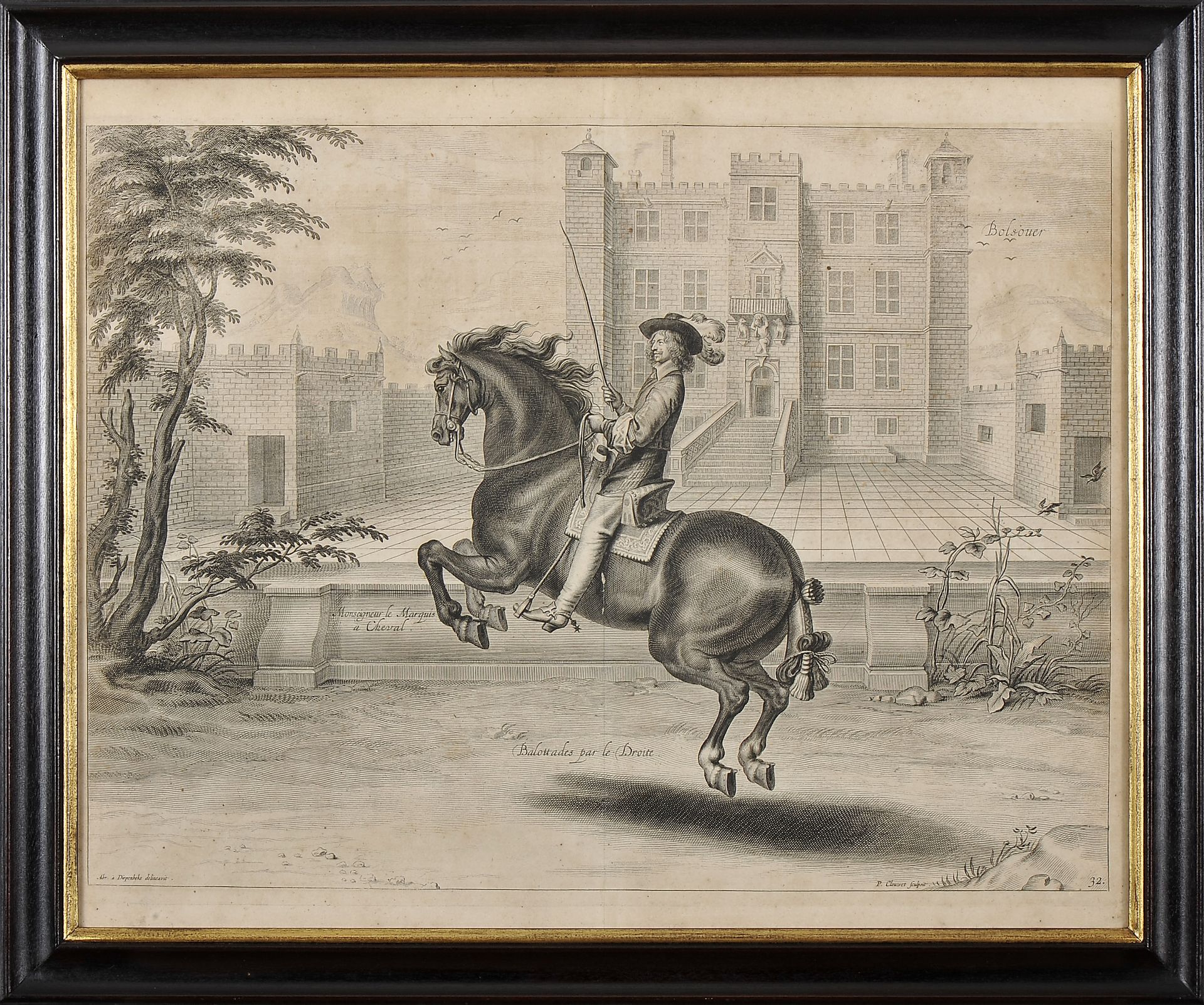 Engravings - NEWCASTLE, William Cavendish, 1st Duke of.- four engravings from the work “Methode et i - Bild 4 aus 5