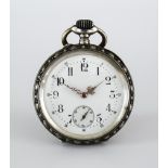 A Swiss Silver Cased Open Faced Keyless Pocket Watch, inscribed " Kantonal Schutzen Fest, Berne