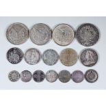 A Quantity of British and Foreign Currency, all pre-1900 (10.5oz)