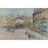 Sybil Tawse (act. 1900-1940) - Watercolour - "Bath 1932", signed, 14.5ins x 21.5ins, framed and
