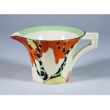 Honolulu, a Clarice Cliff Daffodil Jug, painted in colours 3ins high, printed mark and Wilkinson