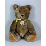 A Chiltern Musical Teddy Bear, English, 1950s, 17ins