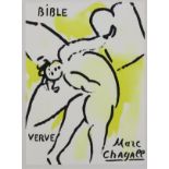 Marc Chagall (1887-1985) -Three lithographs in colour - Old Testament subjects - "Rahab and the