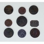 A Quantity of British Trade Tokens (half and full pennies), circa 1790-1818, approximately 41