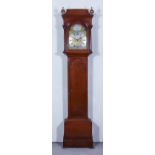 A 19th Century Oak Longcase Clock