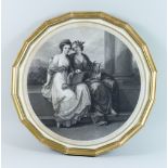 After Angelica Kauffman (1741-1807) - Pair of mezzotints - Neo-classical scenes with figures, each
