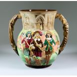 A Royal Doulton Pottery "The Three Musketeers" Two-Handled Loving Cup, designed by Charles Noke